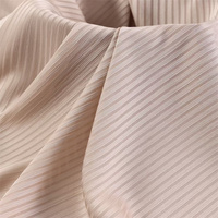Tissus en satin de soie de polyester, satin de charmeuse, satin de mariage, satin droit, à rayures, extensible, pour robe de soirée