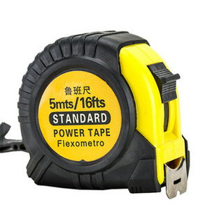ตลับเมตรเหล็ก Luban 5 เมตร 16 ฟุต มาตรฐาน ระบบเมตริก แบบยืดหดอัตโนมัติ - Product Image 1