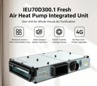 Système de ventilation intégré avec pompe à chaleur Fresh Air, ERV, HRV, refroidissement, chauffage et déshumidification