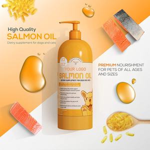 100% Huile de poisson de <span class=keywords><strong>saumon</strong></span> d'Alaska sauvage pêché pour chiens et chats Soins de santé pour animaux de compagnie et suppléments pour soutenir le système immunitaire et le cœur des articulations - Product Image 4