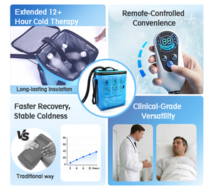 2026 Nova Máquina Portátil Pakcare para Terapia a Frio Doméstica, Sistema de Alívio da Dor por Terapia a Frio para Joelho, Ombro e Alívio do Estresse - Product Image 5