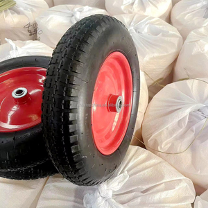 Fabricant OEM 3.00-8 3.50-8 4.00-8 Jantes en métal Roue pneumatique gonflable en caoutchouc et pneus pour chariot de transport de brouette - Product Image 4