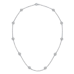 All Fashion High Quality White Gold Rhodium Plated <b>Moissanite</b> Necklace Bracelet Set Trendy Anniversary <b>Jewelry</b> - Product Image 1