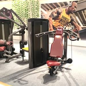 Équipement de gymnastique musculation vente en gros Fitness Musculation Pin Loaded Lateral Raise Chest Seated Shoulder Press Machine - Product Image 4