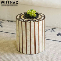 WISEMAX FURNITURE Nouvelle table basse en MDF pour salon, chambre, hôtel, bureau, café, villa