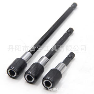 ก้านต่อหัวไขควงแบบหกเหลี่ยม Mr Drill ขนาด 60 100 150 มม. หัวจับแบบเปลี่ยนเร็ว ผิวเคลือบสีดำออกไซด์ อะแดปเตอร์สำหรับไขควง - Product Image 4