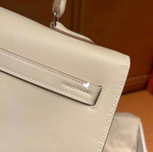 Sac à main en cuir de luxe avec logo personnalisé, étiquette privée, cousu à la main, en cuir de vachette pleine fleur, sac fourre-tout, sac à bandoulière, sacs faits à la main pour femmes - Product Image 5