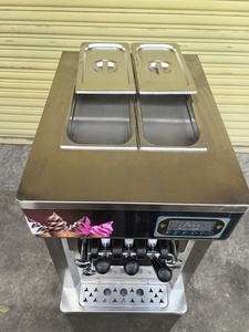 Máquina de Helado Suave de 3 Sabores, Totalmente Automática, de Acero Inoxidable, Alta Productividad, Ahorro de Energía, Comercial - Product Image 4