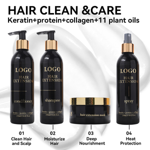 Dầu gội, dầu xả và mặt nạ tóc bán chạy nhất, không chứa sulfate, nhãn hiệu riêng, hỗn hợp silicon OEM tùy chỉnh - Product Image 2