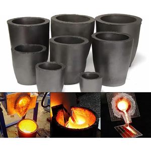 Crisol de Grafito de 2 kg para Fundición y Refinación de Metales como Carburo de Silicio, Oro, Plata, Cobre, Latón y Aluminio - Fabricado en China - Product Image 2