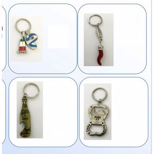 <b>Custom</b> Logo Metal <b>Keychain</b> with Simple ROMA Electroplating Style Zinc Alloy Cartoon Design <b>Custom</b> Ring Carabiner Style - Product Image 4