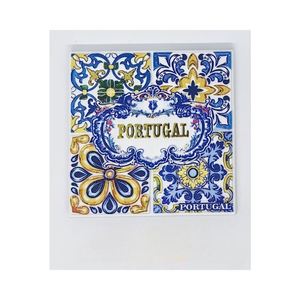 Posavasos de Cerámica Portuguesa, Azulejos para Piso con Patrón Continuo, Decoración Tradicional Hecha a Mano para Paredes, Pisos y Muebles - Product Image 2