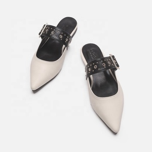 Modernos Zapatos Planos Versátiles con Punta en Pico para Mujer, Sandalias con Hebilla, Pantuflas, Mocasines - Product Image 6