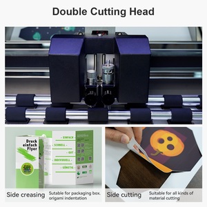 Purcell zd350 siêu đôi đầu máy cắt nhãn tự động cho ăn giấy tờ A3 + nửa Nụ Hôn cắt Sticker chết máy cắt - Product Image 5