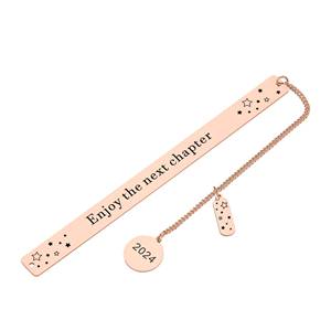 Cadeaux d'obtention du diplôme personnalisé fait à la main personnalisé profitez du prochain chapitre pour les femmes signets promotionnels cadeau pour lecteur - Product Image 4