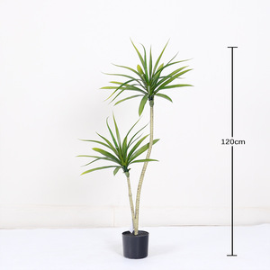 Planta Artificial de <span class=keywords><strong>Agave</strong></span> en Maceta de Plástico, Adorno de Jardín para Decoración del Hogar, Oficina y Jardín, Plantas Artificiales - Product Image 2