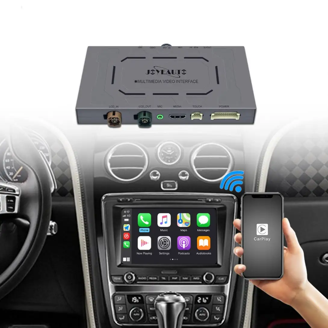Joyeauto mmb Wireless Apple CarPlay AirPlay Wireless Android Auto für Bentley 2012-2017 Continental/Flying Spur