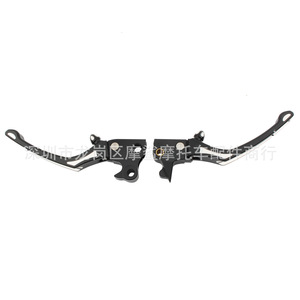 Palanca de freno y embrague para motocicleta Moshark, aluminio negro para Harley XL883 1200 X48 2004-2013 - Product Image 5