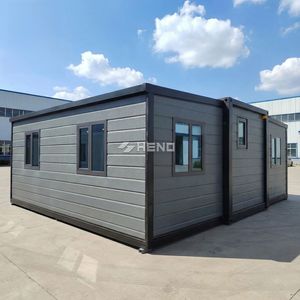 Casa Contenedor Expandible Prefabricada Personalizada de 20 y 40 Pies, Precio de Vivienda Prefabricada, Dos Dormitorios, Construcción Inmobiliaria - Product Image 1