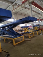 Plateforme élévatrice à ciseaux 5M pour alignement de roues, 5 tonnes, levage complet, hydraulique pneumatique, pour véhicules automobiles