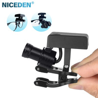 Lámpara LED Dental Portátil NICEDEN de 5W con Clip, Enfoque Ajustable, Ángulo Regulable, Lupas Dentales para Exámenes Clínicos Orales y Cirugía