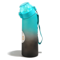 Bouteille d'eau en plastique sans BPA avec logo personnalisé, parfumée, aromatisée, avec goût de fruit