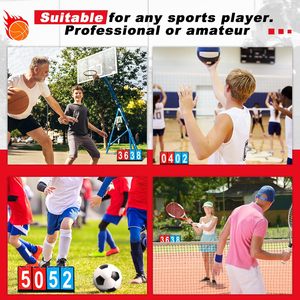 Flipper segnapunti da tavolo digitale portatile Premium per il punteggio nelle partite di pallavolo di Tennis di calcio di basket - Product Image 5