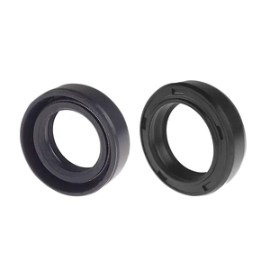 Joint d'huile d'arbre rotatif métrique à grande vitesse Uxcell 18*34*7mm caoutchouc à double lèvre avec joint d'huile noir 18x34x7 avec 18*34*7mm - Product Image 5