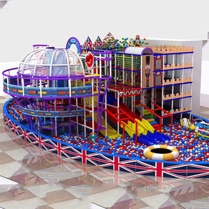 2024 Bán Chạy Nhất Trong Nhà Trẻ Em Chơi Thiết Bị Naughtily Vui Vẻ Mềm Trò Chơi Trampoline Lâu Đài Nhựa Sân Chơi Trẻ Em Cho Nhà Mall - Product Image 1