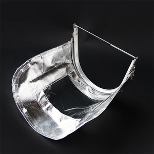 Nouveau masque facial en aluminium de 3 mm, résistant aux hautes températures, isolant thermique, protection contre la chaleur radiante, style bandeau - Product Image 1