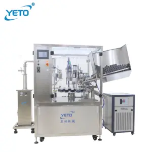 Automatic plastic tube filling and heat sealing machine shampoo hand cream medical ointment filling packing machine