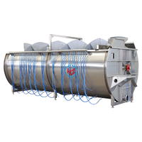 Pompe à moteur de refroidisseur d'eau à vis hélicoïdale Haoze 380V, équipement de prérefroidissement haute productivité pour volailles, capacité 1000 bp/h