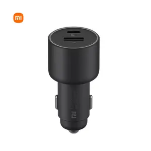 원래 Xiaomi 자동차 충전기 고속 충전 버전 1A1C 100W USB-A USB-C 듀얼 포트 Xiaomi 자동차 충전기 빠른 충전 Mi 충전기