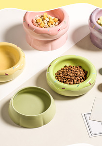 Macron Colors - Juego de Platos Elevados de Cerámica para Mascotas, Platos Dobles para Perros y Gatos - Product Image 5