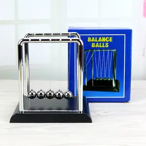 simple magnetic physical newton swing pendulum wave ball experiment physics toy newton balance friction ball toys decoration