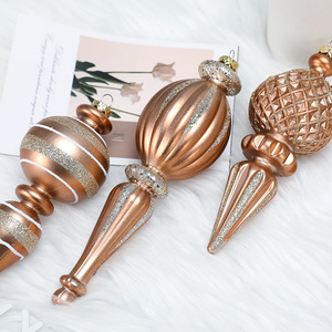 New Multi-color Electroplated Irregular Water Drop Christmas Balls Set Painted Xmas <b>Tree</b> Ornaments Holiday Decor - Product Image 3