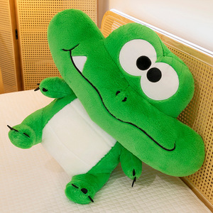 Peluche mignonne de crocodile de dessin animé, jouet en coton PP, cadeau d'anniversaire, jouet pour machine à griffes, jouet pour enfants pour la décoration de la maison - Product Image 2
