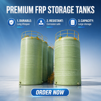 Modularer GFK-Korrosionsschutz-Lagertank Erweiterbarer GFK-Industrietank