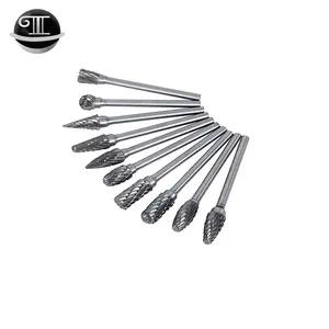 Factory Wholesale Custom High Quality Tungsten Carbide Rotary Burrs for Tool Parts