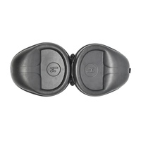 Sac de rangement noir en gros pour casque, étui portable pour écouteurs Bluetooth, pochette zippée en PU pour accessoires 3C
