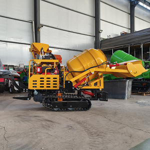 Mini Bétonnière sur Chenilles Hydraulique Auto-chargeante avec <span class=keywords><strong>Pelle</strong></span> Intégrée pour Chantier Domestique - Product Image 2