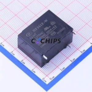 HF161F-W/12-HT Power Relay Through hole,15.9x30.4mm Relay 12V 1 Normally Open: 1A (SPST-Normally Open)::: 4 277V-AC - Product Image 1