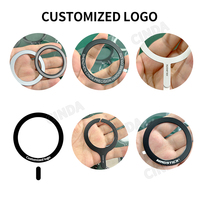 Pegatina de anillo magnético azul Premium Compatible con iPhone para Samsung Otros anillo adaptador de carga inalámbrica para teléfono móvil Acce