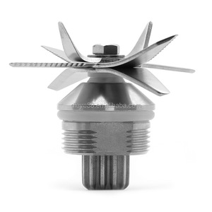 Blender manuel électrique commercial en plastique, mélangeur à lames pour usage domestique, pièces de rechange pour coupe humide, 8 lames, écologique - Product Image 3