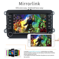 Radio de Coche Android 2 Din con GPS, 4G, WiFi, DSP y Carplay para VW Volkswagen Skoda Octavia Golf 5 6 Touran Passat B6 Polo Jetta