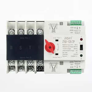 63a 100a wireless dual power ac dc single to three 3phase automatic changeover switch ats solar to grid for generator price