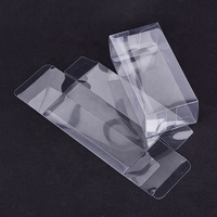 Boîte d'emballage personnalisée pliable en PVC PET recyclable transparente avec protection UV et résistance aux rayures pour écouteurs, haut-parleurs, téléphone portable