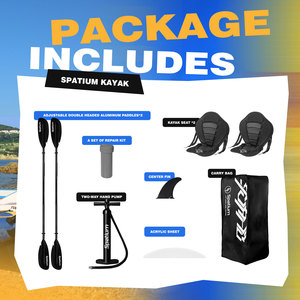 Spatium Nuevo Lanzamiento <span class=keywords><strong>Mejor</strong></span> <span class=keywords><strong>Kayak</strong></span> de Pesca Inflable Barato Tándem para 2 Personas Sit on Top en Venta - Product Image 6