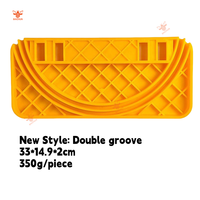 1pc Imkerei Hive Scraper Tool, ABS Imker Flat Equipment, Nest Box Tool Honig für Eimer Bienenstock Rahmen halter, Gelb