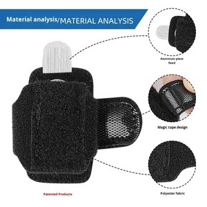 Attelle réglable <span class=keywords><strong>pour</strong></span> l'alignement des <span class=keywords><strong>orteils</strong></span> en arrière, avec double bande en aluminium et fermeture velcro, <span class=keywords><strong>pour</strong></span> <span class=keywords><strong>chaussures</strong></span> - Product Image 2